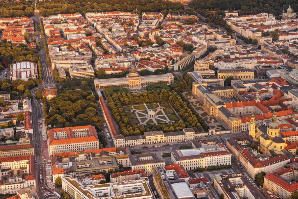 Company anniversary above Munich