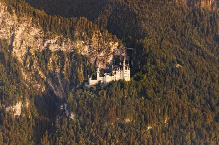 Scenic flights over the German Oktoberfest, Munich and Castle Neuschwanstein